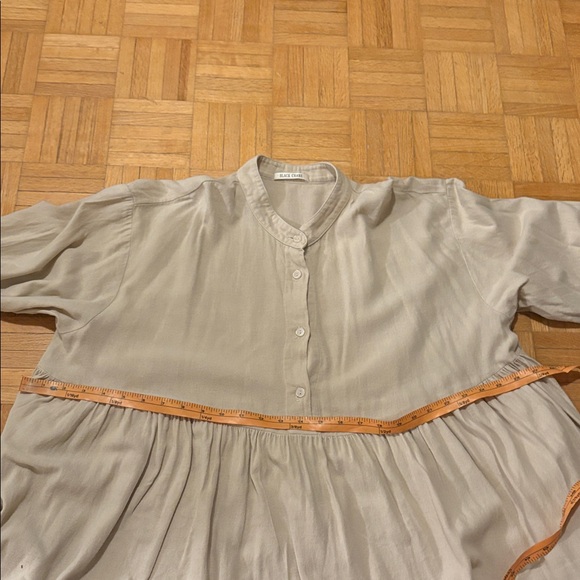 Black Crane Elegant Cream Women's Dress - Picture 4 of 12